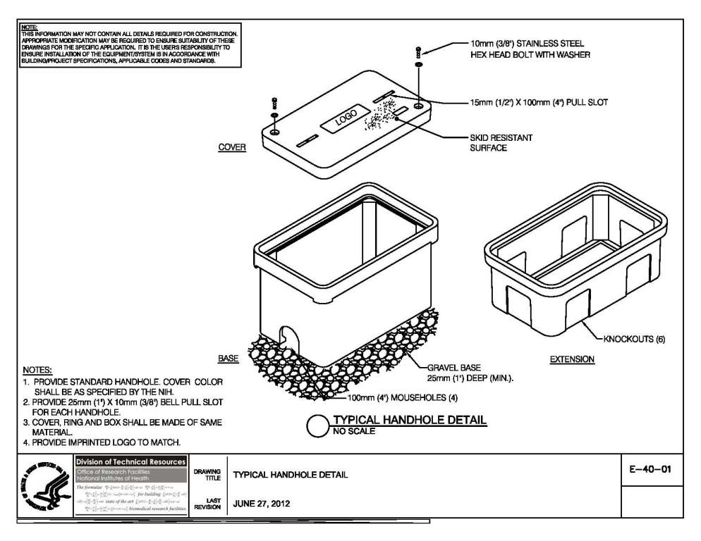 Nih Standard Cad Details